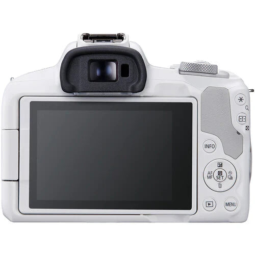 Canon EOS R50 Twin Kit with RF 18-45mm + RF 55-210mm (White)