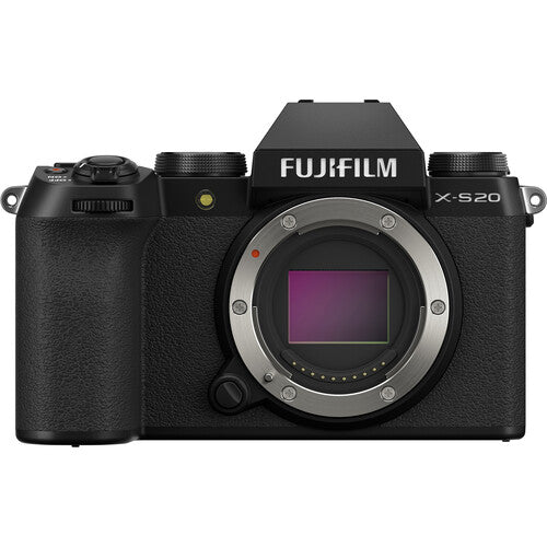 Fujifilm X-S20 Mirrorless Digital Camera Body with XF35 F2 R WR (Black)