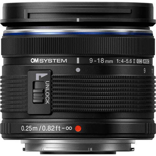 OM SYSTEM M.Zuiko Digital ED 9-18mm F/4-5.6 II Lens