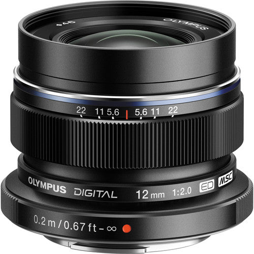 OM System M.Zuiko Digital ED 12mm F2.0 (Black)