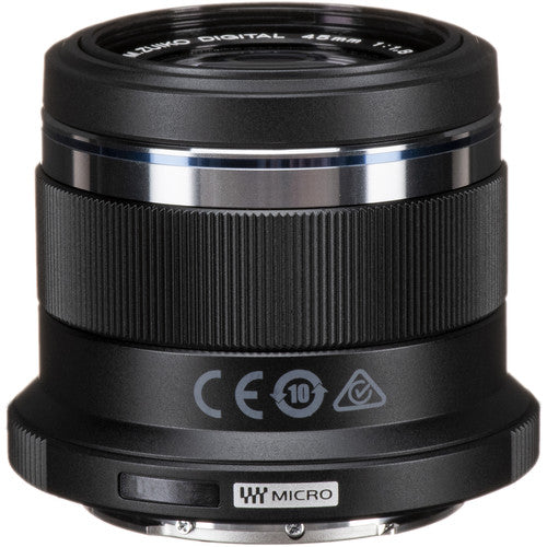 Olympus M.Zuiko 45mm F/1.8 (Black) Lens