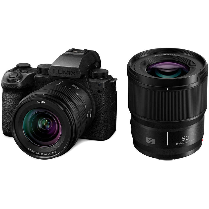 Panasonic Lumix DC-S5 IIX Kit with S 20-60mm + S 50mm F/1.8 (DC-S5M2XW)
