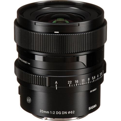 Sigma 20mm F2 DG DN Contemporary Lens (Sony E)