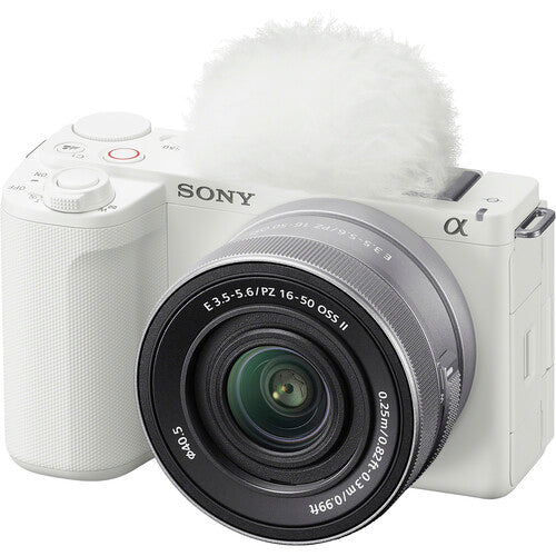 Sony ZV-E10 II Mirrorless Camera with 16-50mm Lens (ZV-E10M2K) (White)