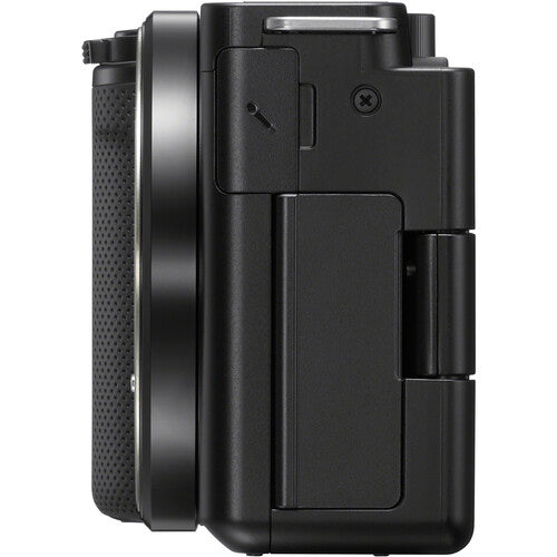 Sony ZV-E10 Mirrorless Camera with 16-50mm II Lens (ILCZV-E10K) (Black)